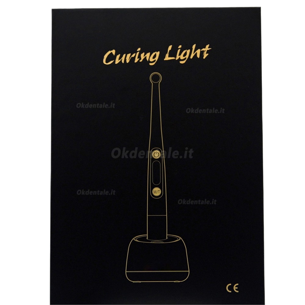 Lampada polimerizzatrice LED odontoiatrica Mecco Q9 con esposimetro integrato e rilevatore di carie
